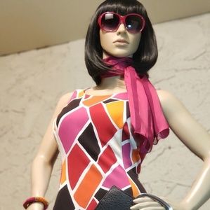 BUY THE STYLE Dress, Scarf, Bangle & Sunglasses